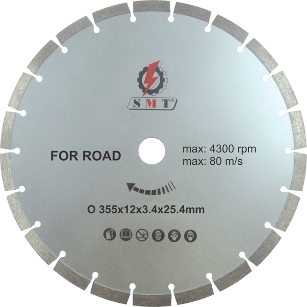 Diamond Saw Blade (Premium Road Cutter) 14-Inch