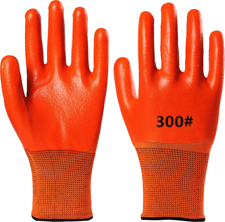 Safety Gloves (OLY-71)-PVC Gloves