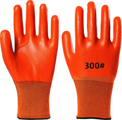 Safety Gloves (OLY-71)-PVC Gloves